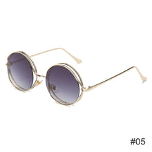 Load image into Gallery viewer, Fashion Round Hollowed-out Personality Frame Sunglasses Hip Hop Punk Sunglasses Metal Sun Glasses Women Men Ladies Accessories
