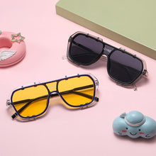 Load image into Gallery viewer, Fashion Large Frame Children Conjoined Kids Sunglasses Personality Fashion Sunglasses Boy Girls Trendy Sun Glasses
