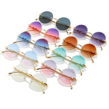 Load image into Gallery viewer, Fashion Metal Butterfly Frameless Sunglasses Fashion Colorful Sunglasses Men's and Women's Personalized Trendy Sun Glasses
