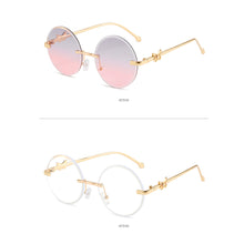 Load image into Gallery viewer, Fashion Metal Butterfly Frameless Sunglasses Fashion Colorful Sunglasses Men's and Women's Personalized Trendy Sun Glasses
