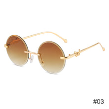 Load image into Gallery viewer, Fashion Metal Butterfly Frameless Sunglasses Fashion Colorful Sunglasses Men's and Women's Personalized Trendy Sun Glasses
