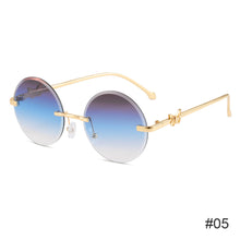 Load image into Gallery viewer, Fashion Metal Butterfly Frameless Sunglasses Fashion Colorful Sunglasses Men's and Women's Personalized Trendy Sun Glasses
