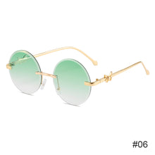 Load image into Gallery viewer, Fashion Metal Butterfly Frameless Sunglasses Fashion Colorful Sunglasses Men's and Women's Personalized Trendy Sun Glasses
