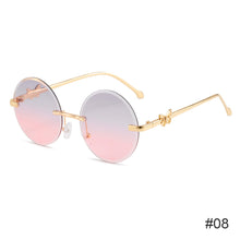 Load image into Gallery viewer, Fashion Metal Butterfly Frameless Sunglasses Fashion Colorful Sunglasses Men's and Women's Personalized Trendy Sun Glasses
