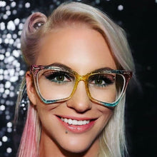 Load image into Gallery viewer, Fashion Trendy Large Frame Cat Eye Sunglasses Fashion Colorful Sunglasses Men's and Women's Personalized Sun Glasses
