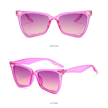 Load image into Gallery viewer, Fashion Trendy Large Frame Cat Eye Sunglasses Fashion Colorful Sunglasses Men's and Women's Personalized Sun Glasses
