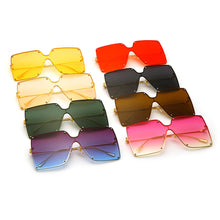 Load image into Gallery viewer, Trendy Siamese Sunglasses Large Frame Fashion Gradient Sunglasses Fashion Men's and Women's Personalized Sun Glasses
