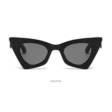 Load image into Gallery viewer, Triangular Trendy Cat Eye Sunglasses Hollow Out Wave Sunglasses Vintage Sunglasses Comfortable Elastic Frame Sun Glasses
