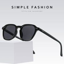 Load image into Gallery viewer, Fashion Trend Small Frame Rice Nail Ocean Film Simple Sun Glasses Personality Street Sunglasses Travel HD Vision Sunglasses
