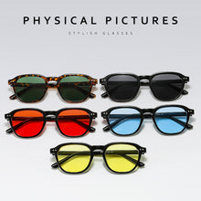 Load image into Gallery viewer, Fashion Trend Small Frame Rice Nail Ocean Film Simple Sun Glasses Personality Street Sunglasses Travel HD Vision Sunglasses
