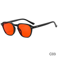 Load image into Gallery viewer, Fashion Trend Small Frame Rice Nail Ocean Film Simple Sun Glasses Personality Street Sunglasses Travel HD Vision Sunglasses
