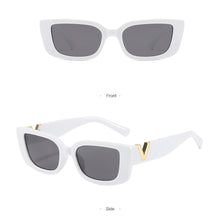 Load image into Gallery viewer, Retro Small Frame Cat Eye Sunglasses for Women 2021 Luxury V Sun Glasses Men Fashion Jelly Sunglasses with Metal Hinges

