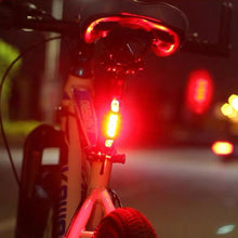 Load image into Gallery viewer, Bike Light MTB Road Bike Bicycle Front Back Rear Taillight USB Rechargeable Cycling Safety Warning Light Bicycle Lamp Flashlight
