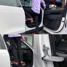 Load image into Gallery viewer, Foldable Car Roof Rack Step Car Door Step Multifunction Universal Latch Hook Auxiliary Foot Pedal Aluminium Alloy Safety Hammer
