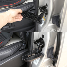 Load image into Gallery viewer, Foldable Car Roof Rack Step Car Door Step Multifunction Universal Latch Hook Auxiliary Foot Pedal Aluminium Alloy Safety Hammer
