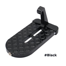 Load image into Gallery viewer, Foldable Car Roof Rack Step Car Door Step Multifunction Universal Latch Hook Auxiliary Foot Pedal Aluminium Alloy Safety Hammer
