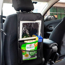 Load image into Gallery viewer, Auto Back Car Seat Organizer Holder Multi-Pocket Travel Storage Hanging Tablet PCs Mummy Bags Baby Car Seat Ipad Hanging Bag
