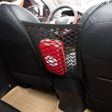 Load image into Gallery viewer, Car Interior Seat Back Elastic Mesh Net Between Seats Car Storage Bag Pocket Cage Grid Pocket Holder Car Accessories Trunk
