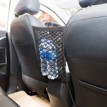Load image into Gallery viewer, Car Interior Seat Back Elastic Mesh Net Between Seats Car Storage Bag Pocket Cage Grid Pocket Holder Car Accessories Trunk
