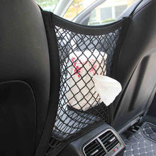 Load image into Gallery viewer, Car Interior Seat Back Elastic Mesh Net Between Seats Car Storage Bag Pocket Cage Grid Pocket Holder Car Accessories Trunk
