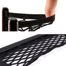 Load image into Gallery viewer, Car Back Rear Mesh Organizer Storage Bag Auto Paste Net Pocket Phone Holder Facial Tissue Key Elastic String Net Car Accessories
