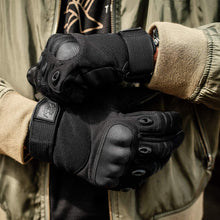 Load image into Gallery viewer, Motorcycle Touchscreen Gloves Artificial Leather Hard Knuckle Full Finger Protective Gear Racing Riding Hunting Moto Motocross
