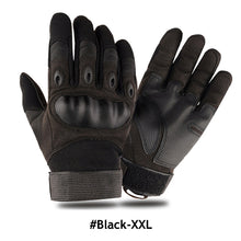 Load image into Gallery viewer, Motorcycle Touchscreen Gloves Artificial Leather Hard Knuckle Full Finger Protective Gear Racing Riding Hunting Moto Motocross
