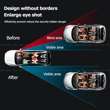 Load image into Gallery viewer, 2 Pcs Wide-angle 360 Degree Adjustable Car Blind Spot Mirror Round Frame Convex Clear Rearview Auxiliary Mirror Driving Safety
