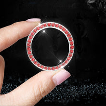Load image into Gallery viewer, Universal Automobiles Start Switch Button Decorative Diamond Rhinestone Ring Auto SUV Car Decorative Accessories Interior Girls
