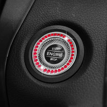 Load image into Gallery viewer, Universal Automobiles Start Switch Button Decorative Diamond Rhinestone Ring Auto SUV Car Decorative Accessories Interior Girls
