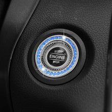 Load image into Gallery viewer, Universal Automobiles Start Switch Button Decorative Diamond Rhinestone Ring Auto SUV Car Decorative Accessories Interior Girls
