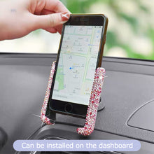 Load image into Gallery viewer, Universal Car Phone Holder with Bing Crystal Rhinestone Car Air Vent Mount Clip Cell Phone Holder for iPhone Samsung Car Holder
