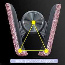 Load image into Gallery viewer, Universal Car Phone Holder with Bing Crystal Rhinestone Car Air Vent Mount Clip Cell Phone Holder for iPhone Samsung Car Holder
