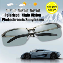 Load image into Gallery viewer, Universal Polarized Photochromic Sunglasses Driving Chameleon Glasses Change Color Sun Glasses Day Night Vision Driver's Eyewear
