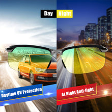 Load image into Gallery viewer, Universal Polarized Photochromic Sunglasses Driving Chameleon Glasses Change Color Sun Glasses Day Night Vision Driver's Eyewear
