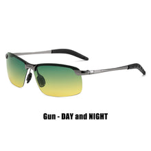 Load image into Gallery viewer, Universal Polarized Photochromic Sunglasses Driving Chameleon Glasses Change Color Sun Glasses Day Night Vision Driver's Eyewear
