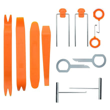 Load image into Gallery viewer, 12pc/Set Auto Car Audio Disassembly Tool Car Hand Tool Door Panel Disassembly Pry Tools Car Radio Door Clip Panel Rocker Crowbar
