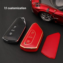 Load image into Gallery viewer, TPU Car Key Cover Key Case For VW Golf 8 Shell Key Cover For Skoda Octavia A8 MK4 Mk8 2020 2021 Seat Leon Mk4 Cupra Formentor

