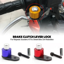 Load image into Gallery viewer, Universal Motorcycles Parking Brake Clutch Lever Lock Push Buttom Switch for Mopeds Scooters ATVs Street Bike Dirt Motorbike
