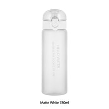Load image into Gallery viewer, 780ml Sports Water Bottle Outdoor Water Bottle with Straw Plastic Portable Water Cup Dinkware Camping Bike Bottle Kitchen Tools
