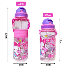 Load image into Gallery viewer, Portable Kids Water Bottle Sippy Cup Creative Cartoon Baby Feeding Cups with Straws Leakproof Water Bottles Outdoor Children's Cups
