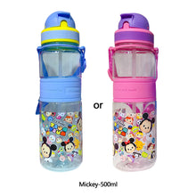 Load image into Gallery viewer, Portable Kids Water Bottle Sippy Cup Creative Cartoon Baby Feeding Cups with Straws Leakproof Water Bottles Outdoor Children's Cups
