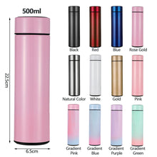 Load image into Gallery viewer, 500ml Intelligent Stainless Steel Thermos Temperature Display Smart Water Bottle Vacuum Flasks Thermoses Coffee Cup Christmas Gifts
