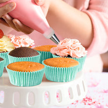 Load image into Gallery viewer, 8PCS Reusable Silicone Pastry Bag Tips Stainless Steel Piping Nozzles Cake Decorating Tips Set Confectionery Pastry Cream Baking DIY Tools
