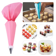 Load image into Gallery viewer, 16/26Pcs Silicone Pastry Bag Tips Kitchen DIY Cake Icing Piping Cream Decorate Tool Reusable Pastry Bag+Stainless Nozzle
