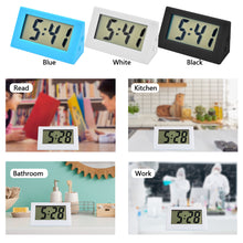 Load image into Gallery viewer, Mini LCD Digital Table Dashboard Desk Electronic Clock For Desktop Home Office Silent Desk Time Display Clock
