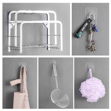 Load image into Gallery viewer, 2pcs Strong Adhesive Seamless Sticky Wall Hook Nail Mounting Rack Screw Rod Without Holes Screw Stickers Wall Picture Hook Kits

