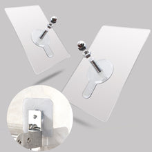 Load image into Gallery viewer, 2pcs Strong Adhesive Seamless Sticky Wall Hook Nail Mounting Rack Screw Rod Without Holes Screw Stickers Wall Picture Hook Kits
