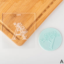 Load image into Gallery viewer, DIY Alphabet Cookie Embosser Baking Pastry Mold Fondant Cake Decorating Stamp Pastry Embossed Design Tool
