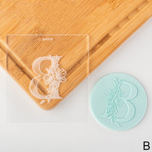 Load image into Gallery viewer, DIY Alphabet Cookie Embosser Baking Pastry Mold Fondant Cake Decorating Stamp Pastry Embossed Design Tool
